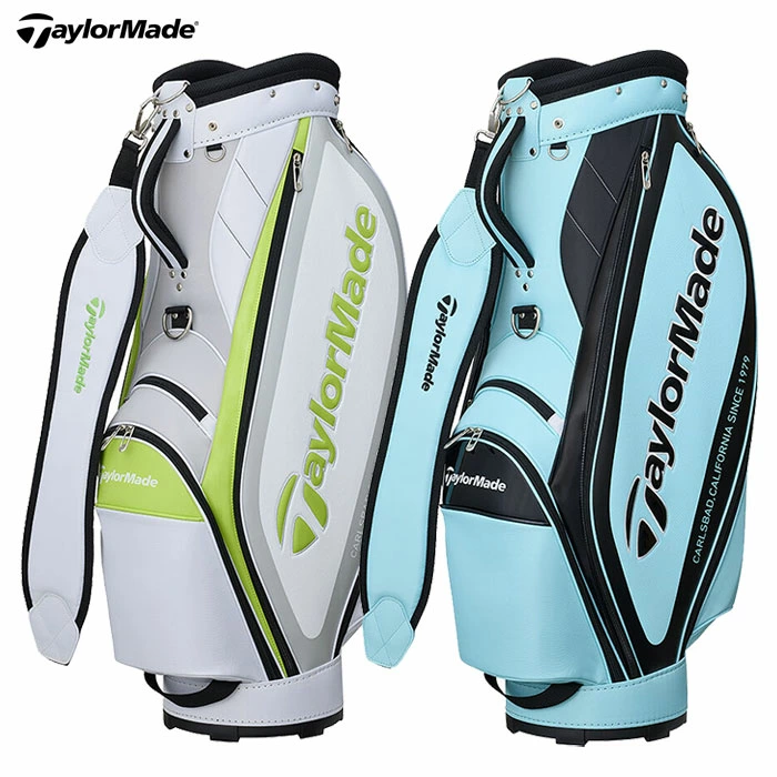 K447 美品！TaylorMade トゥルーライトキャディバッグ テーラーメイド トゥルーライト キャディバッグ UN067 9型 47インチ