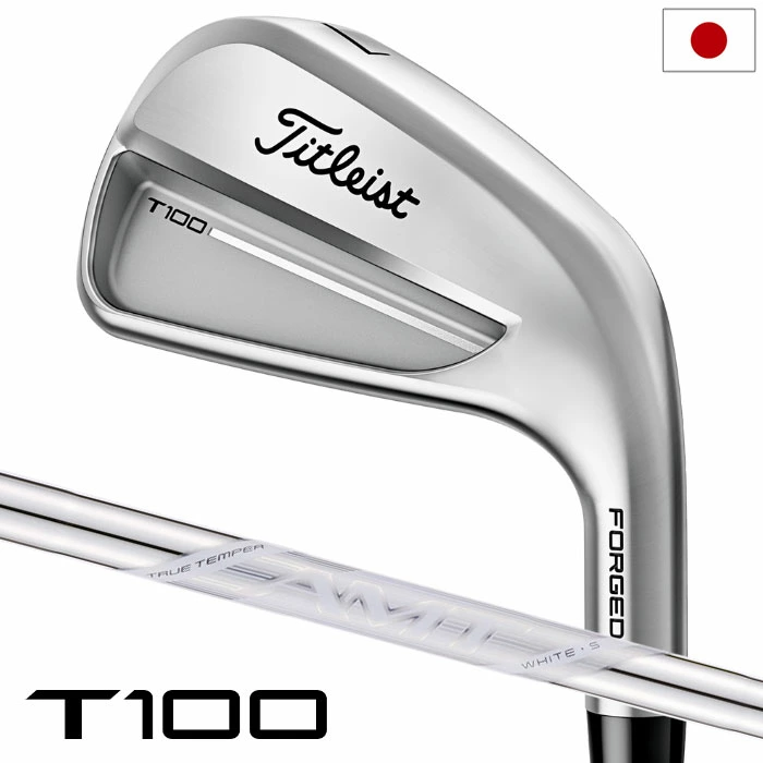 タイトリスト T100 アイアン 6本セット（#5-#9、P）メンズ 右用 AMT