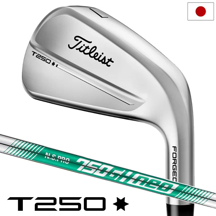 ●最新　日本仕様●タイトリスト T250アイアン　6-P　NSPRO750NEO タイトリスト T250 Launch Spec アイアン 6本セット（#5-#9、P）メンズ