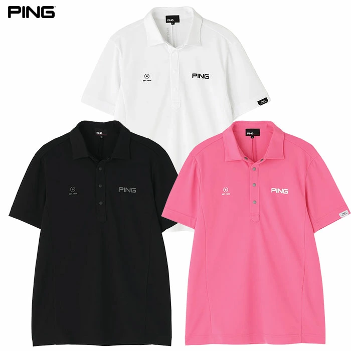 ピン PING エアロクールカノコ半袖ポロシャツ 621-6160303 メンズ