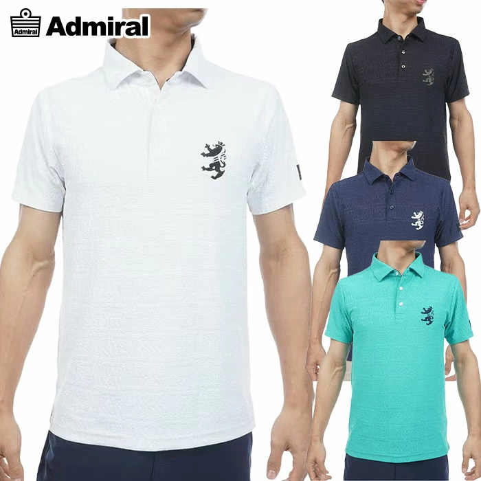 アドミラル Admiral Golf ハイテンションジャカード シャツ ADMA633