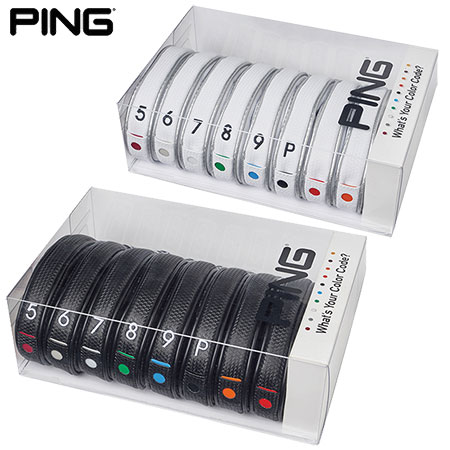 ピン PING COLOR CODE IRON COVER SET カラーコード アイアンカバー 8個セット HC-C191 日本正規品 日本モデル ゴルフ ヘッドカバー