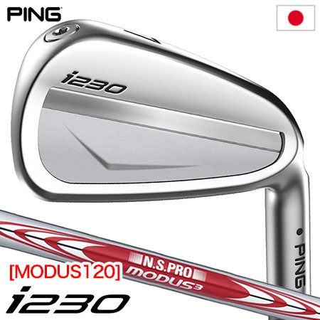 ピン PING i230 アイアン 6本セット(5-9,PW) メンズ N.S.PRO MODUS3 TOUR 120 スチールシャフト メーカー保証 日本正規品 右用