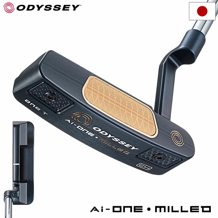 オデッセイ AI-ONE MILLED ONE Tパター メンズ 右用 STROKE LAB 90シャフト 34インチ ODYSSEY 日本正規品 2023年モデル