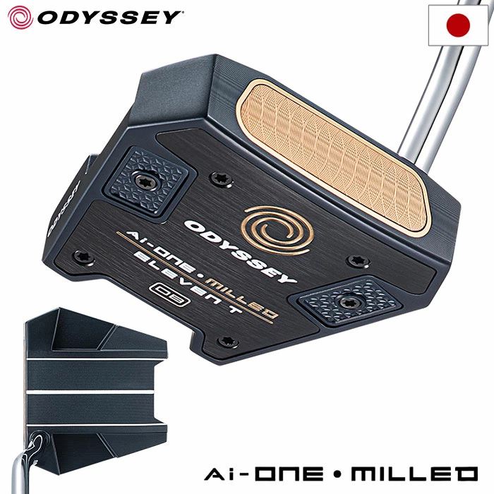 オデッセイ AI-ONE MILLED ELEVEN Tパター メンズ 右用 STROKE LAB 90シャフト 34インチ ODYSSEY 日本正規品 2023年モデル