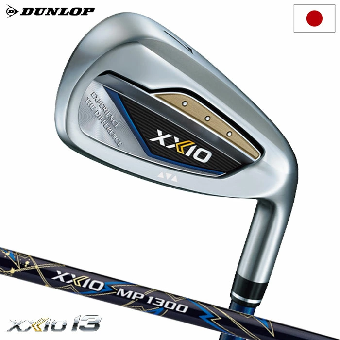 XXIO13 ゼクシオ 13 アイアン 単品 (＃5、AW、SW) ネイビー メンズ 右用 ゼクシオ MP1300 カーボンシャフト DUNLOP 2024年モデル 日本正規品