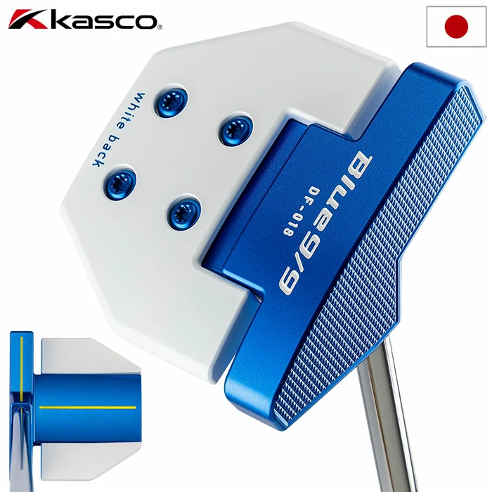 キャスコ KASCO Blue9/9 DELTA-FACE角マレットDF-018 パター メンズ 2024年モデル 日本正規品 日本モデル ゴルフ ゴルフクラブ 右用 右打ち 右利き ブルー