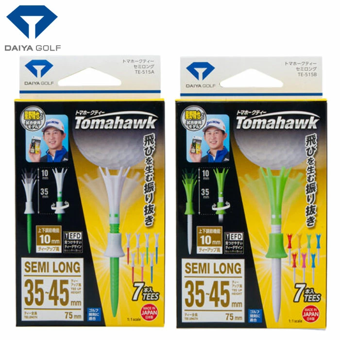 ダイヤゴルフ トマホークティー セミロング TE-515 ゴルフ DAIYA GOLF 2024年モデル 日本正規品