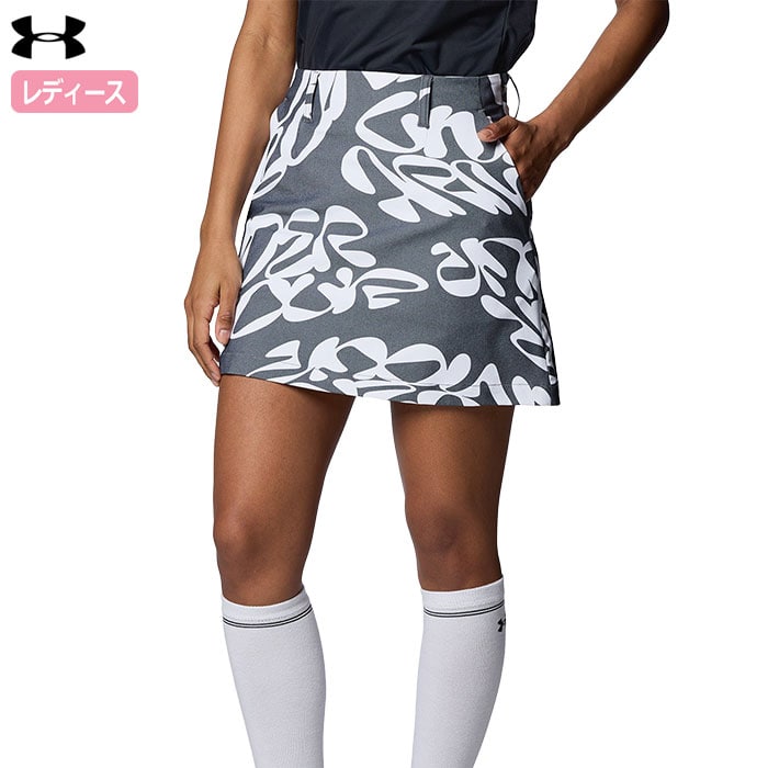 アンダーアーマー UAアイソチル ワードマーク スカート 1384986 レディース UNDER ARMOUR 2024春夏モデル 日本正規品