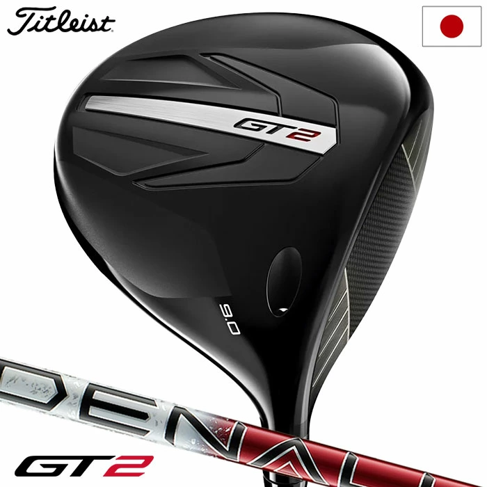 ゴルフ クラブ タイトリスト GT2 ドライバー メンズ 右用 DENALI RED 50 (5.0/5.5) ヘッドカバー付属 2024年モデル 日本正規品
