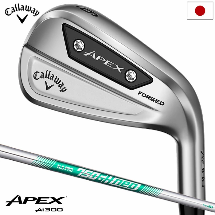 キャロウェイ APEX Ai300 アイアン 6本セット (#5-#9,P) メンズ 右用 N.S.PRO 750GH neo 日本正規品 2024年モデル