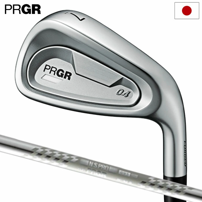 プロギア PRGR 04 アイアン 5本組(7I-A) メンズ 右用 スペックスチールⅢ Ver.2 シャフト 2024年モデル 日本正規品 ゴルフ ゴルフクラブ