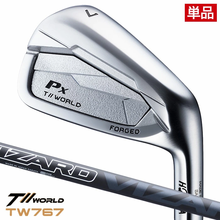 本間ゴルフ T//WORLD TW Px アイアン 単品(#5,AW) メンズ 右用 VIZARD EZ-C カーボンシャフト HONMA 2024年モデル 日本正規品