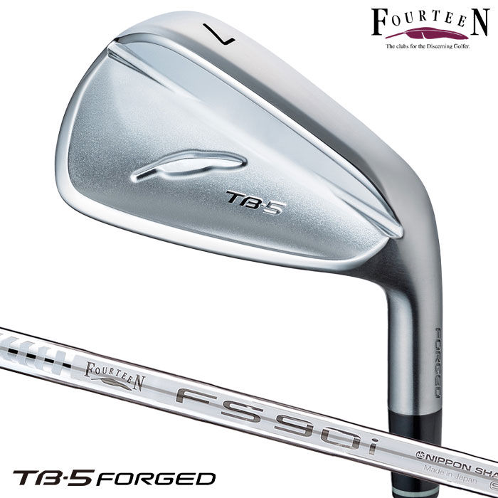 フォーティーン 2025 TB-5 FORGED アイアン 5本セット (6-P) メンズ 右用 FS-90i スチールシャフト 軟鉄鍛造 2025年モデル 日本正規品