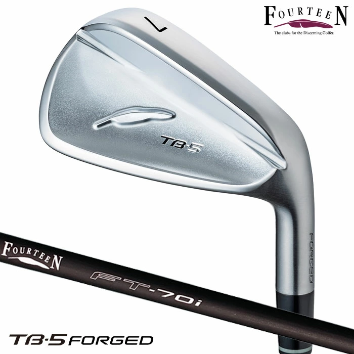 フォーティーン 2025 TB-5 FORGED アイアン 5本セット (6-P) メンズ 右用 FT-70i カーボンシャフト 軟鉄鍛造 2025年モデル 日本正規品