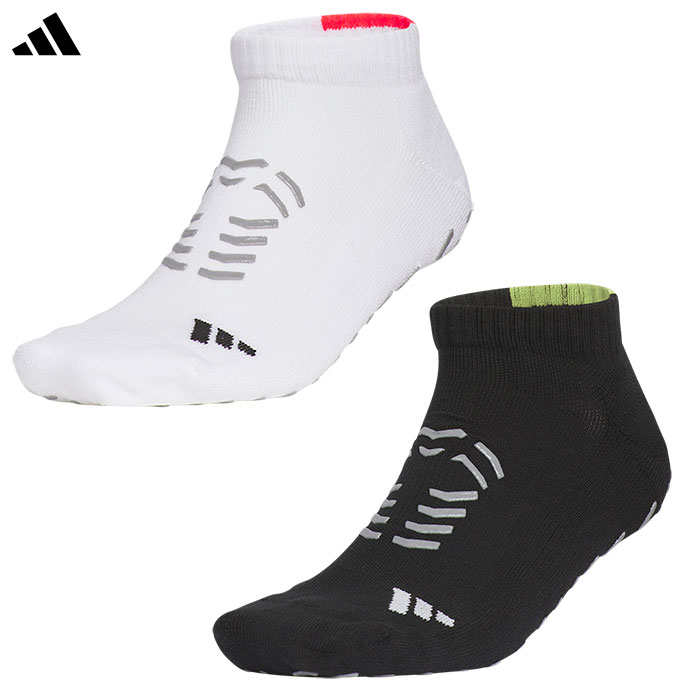 アディダス アディゼロ アンクル丈 機能ソックス KVH48 靴下 ゴルフウェア 2025春夏モデル adidas 日本正規品