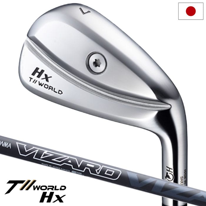 本間ゴルフ T//WORLD Hx IRON ツアーワールド アイアン 5本セット(6-9,P) メンズ 右用 VIZARD EZ-C カーボンシャフト HONMA 日本正規品