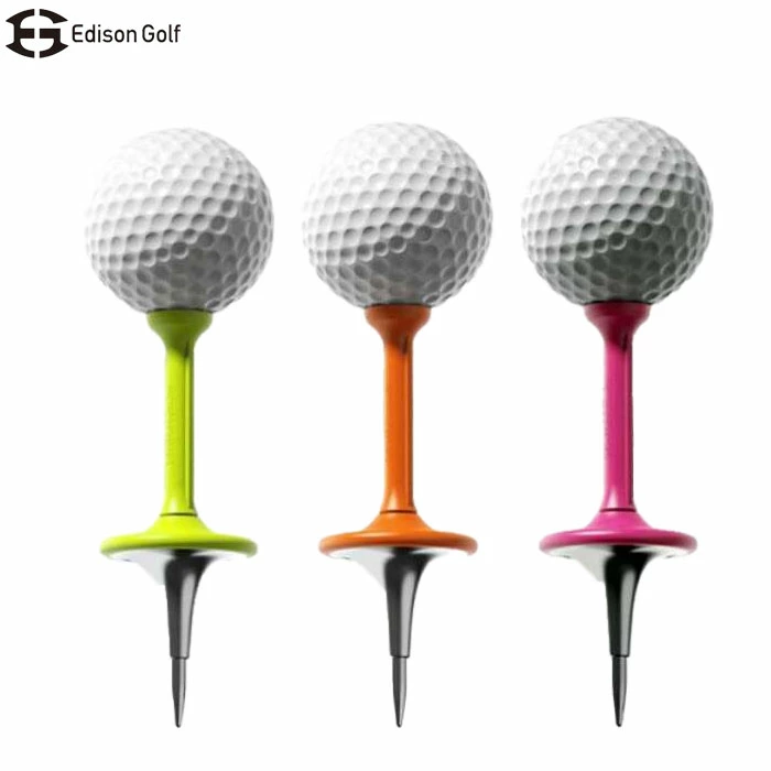 EdisonGolf メタルアイアンゴルフティーBOX エジソンゴルフ 高級ティー ゴルフ ラウンド用品