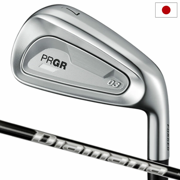 プロギア PRGR 03 アイアン 5本組(#7-P,A) メンズ 右用 Diamana M FOR PRGR 2025年モデル 日本正規品