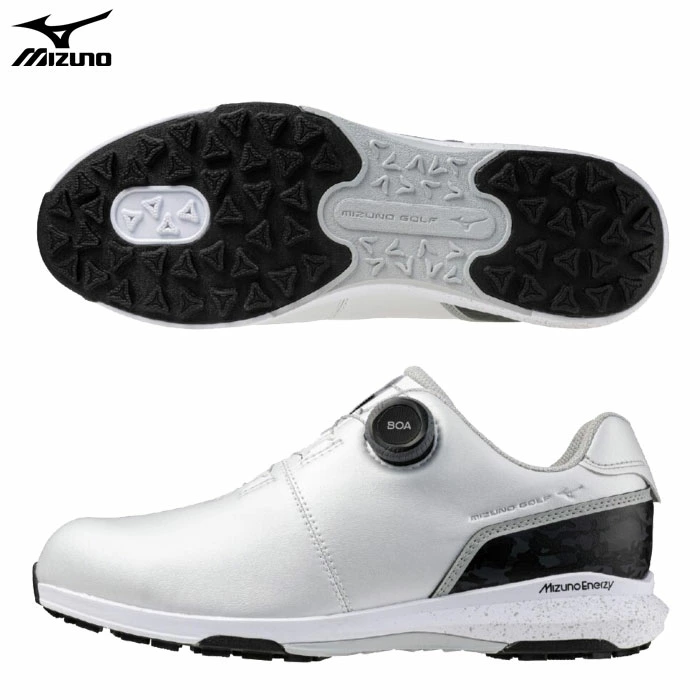 ミズノ スパイクレスシューズ ネクスライトエナジー ボア 51GQ2550 メンズ ゴルフシューズ 靴 mizuno 日本正規品