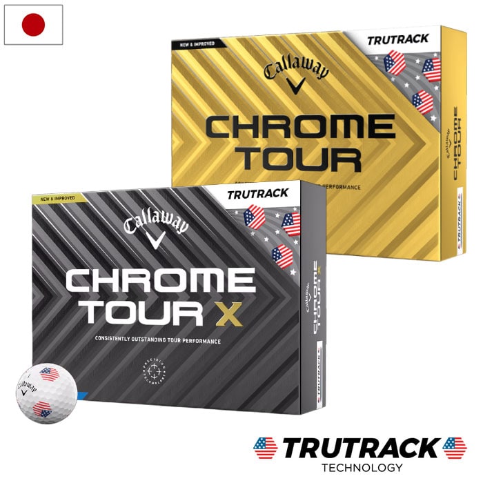 キャロウェイ CHROME TOUR / CHROME TOUR X USA TRUTRACKUSA TRUTRACK ゴルフボール 1ダース 12球入 4ピース Callaway ゴルフ 2025年モデル ゴルフボール 日本正規品