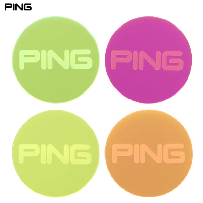 PING ピン AC-U2508 ネオンマーカー PING ボールマーカー ゴルフ 2025年モデル 日本正規品