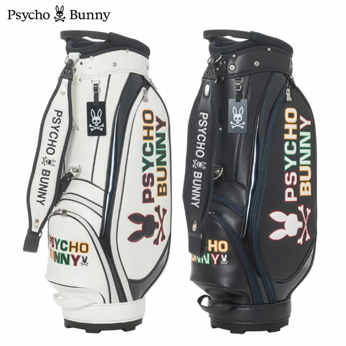 サイコバニー Psycho Bunny LOGOART キャディバッグ 9.0型 PBMG5FC4 46インチ対応 ゴルフバッグ 2025年モデル 日本正規品