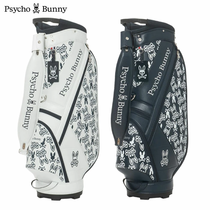 サイコバニー Psycho Bunny カートキャディバッグ MONOGRAM 9.0型 PBMG5FC5 46インチ対応 ゴルフバッグ 2025年モデル 日本正規品