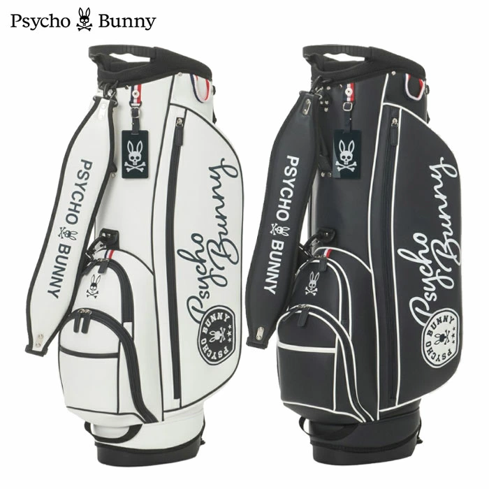 サイコバニー Psycho Bunny スタンドキャディバック LWG 9.0型 PBMG5FC6 46インチ対応 ゴルフバッグ 2025年モデル 日本正規品