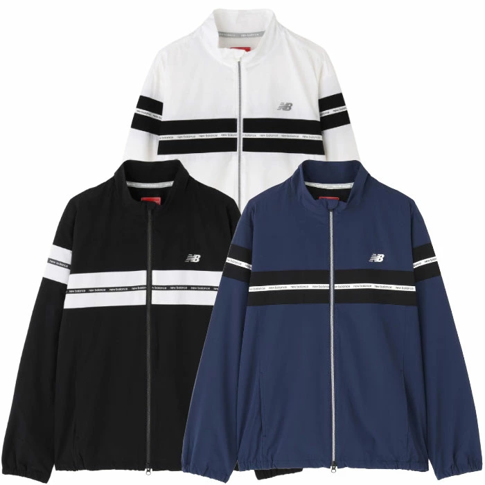 ニューバランス 撥水 ストレッチ フルジップ ウインド ブルゾン 012-5220001 メンズ 長袖 ゴルフウェア newbalance 2025秋冬モデル 日本正規品