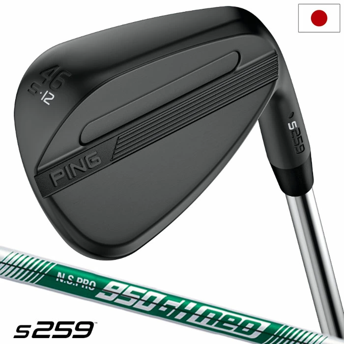 PING ピン s259 MIDNIGHT ウェッジ メンズ 右用 N.S.PRO 950GH neo スチールシャフト 2026年モデル 日本正規品 右利き 右打ち ゴルフクラブ