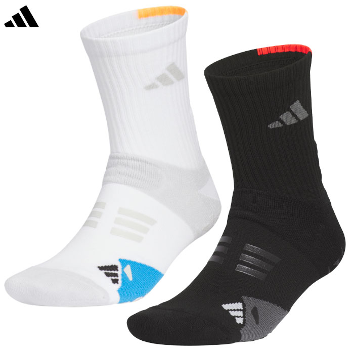 アディダス アディパワー クルー丈 グリップソックス BW372 メンズ ゴルフウェア 2026春夏モデル adidas 日本正規品
