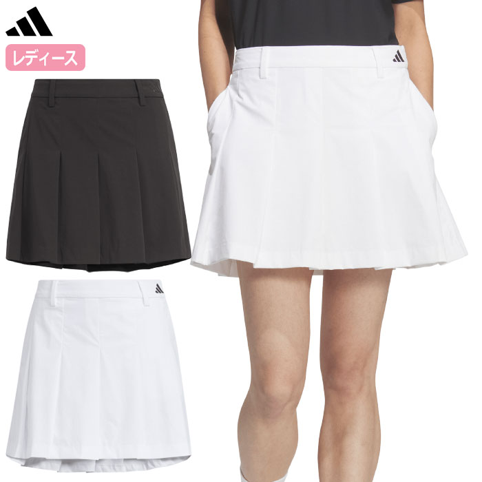 アディダス EX-STRETCH ACTIVE 接触冷感 撥水 プリーツ スカート DWA55 レディース ゴルフウェア ゴルフ 2026春夏モデル adidas 日本正規品