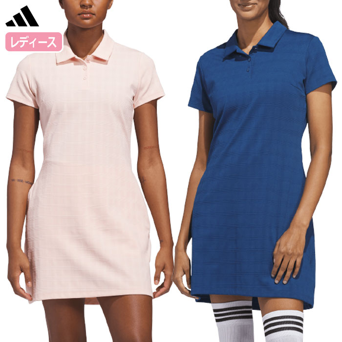 アディダス プレードパターン 半袖ワンピース RO878 レディース ゴルフウェア ゴルフ 2026春夏モデル adidas 日本正規品