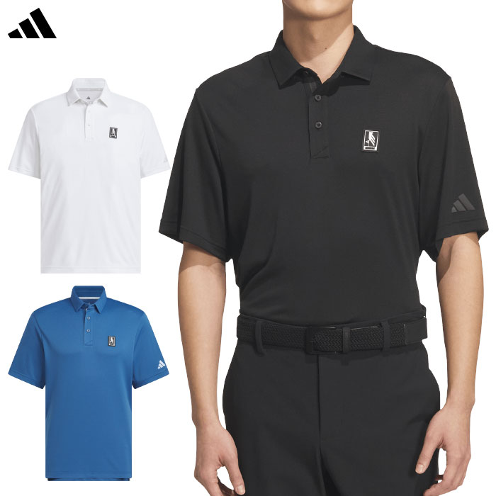 アディダス CLIMACOOL クライマクール ボタンダウン ワッペン付き 半袖シャツ CI660 メンズ ゴルフウェア ゴルフ 2026春夏モデル adidas 日本正規品