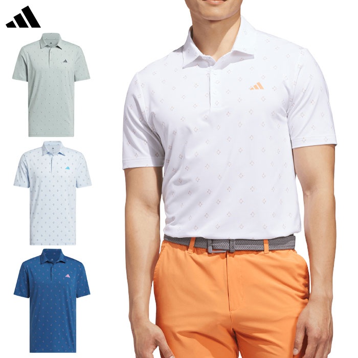 アディダス CLIMACOOL クライマクール ダイアナグル プリント半袖シャツ QY165 メンズ ゴルフウェア ゴルフ 2026春夏モデル adidas 日本正規品