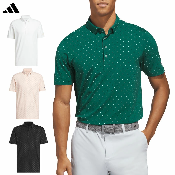 アディダス マイクロプリント 半袖シャツ Q9930 メンズ ゴルフウェア ゴルフ 2026春夏モデル adidas 日本正規品