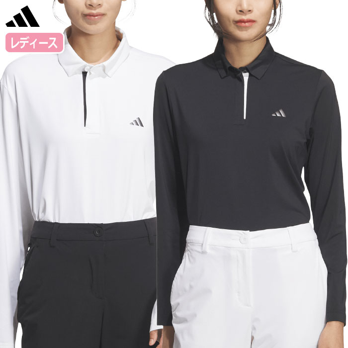 アディダス CLIMACOOL クライマクール ボタンダウン 長袖シャツ WU693 レディース ゴルフウェア ゴルフ 2026春夏モデル adidas 日本正規品