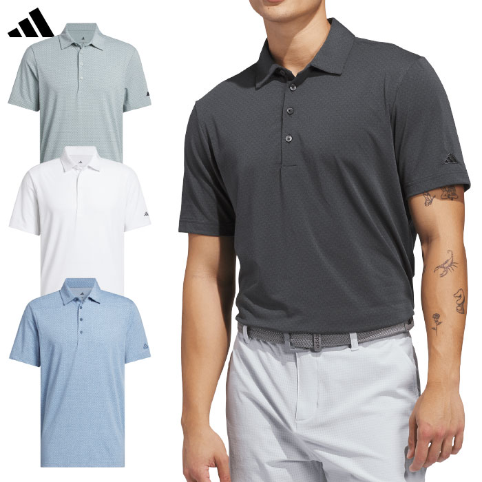 アディダス ティーアップモチーフ 半袖シャツ RO626 メンズ ゴルフウェア ゴルフ 2026春夏モデル adidas 日本正規品