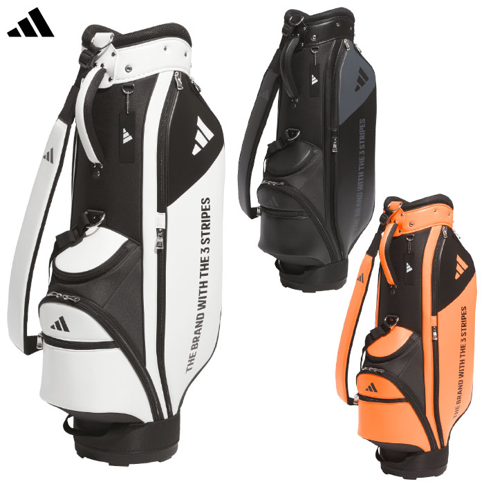 アディダス ワーディング キャディバッグ QF624 カートタイプ 9.0型 47インチ対応 ゴルフ 2026年モデル adidas 日本正規品