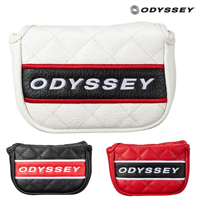オデッセイ AUTHENTIC MLT S 26 JM パターカバー マレット ヘッドカバー ゴルフ ODYSSEY 2026年モデル 日本正規品