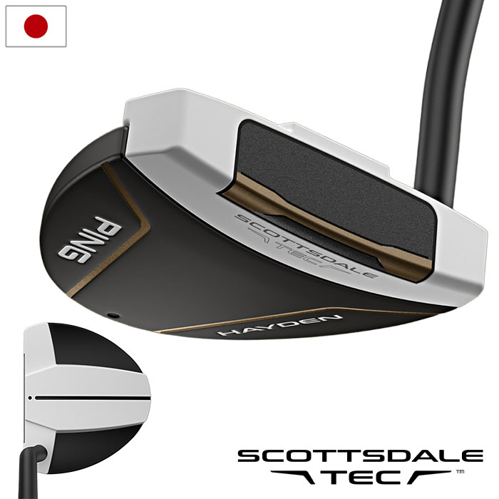 PING ピン SCOTTSDALE TEC スコッツデール テック HAYDEN パター メンズ 右用 33,34,35インチ 2026年モデル 日本正規品