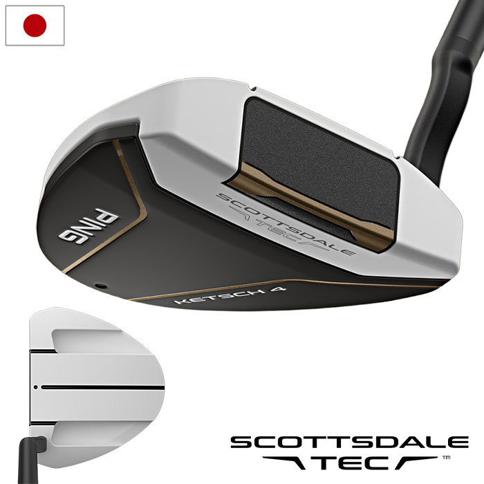 PING ピン SCOTTSDALE TEC スコッツデール テック KETSCH 4 パター メンズ 右用 33,34,35インチ 2026年モデル 日本正規品