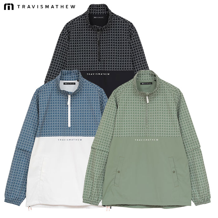 トラヴィスマシュー ハーフジップ着脱スリーブジャケット 7AN013 メンズ ゴルフウェア トップス TravisMathew 2026春夏モデル 日本正規品