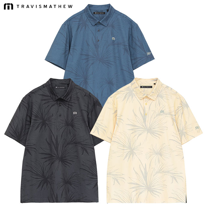 トラヴィスマシュー 半袖フローラルプリントポロ 7AN019 メンズ ゴルフウェア トップス TravisMathew 2026春夏モデル 日本正規品