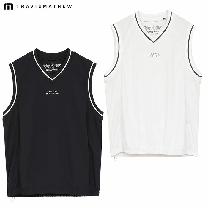 トラヴィスマシュー Vネックバックレーザーロゴベスト 7AN025 メンズ ゴルフウェア トップス TravisMathew 2026春夏モデル 日本正規品