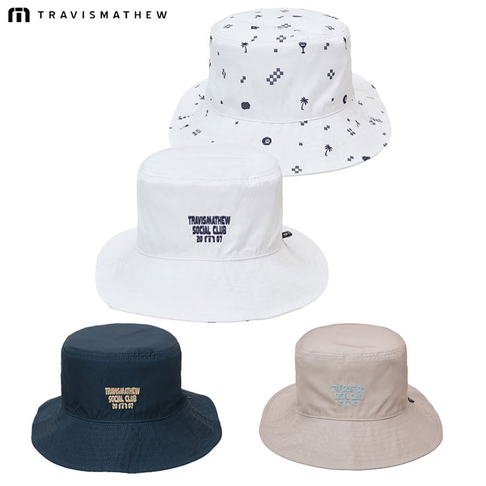 トラヴィスマシュー 総柄リバーシブルハット 7AN808 メンズ ゴルフキャップ 帽子 TravisMathew 2026春夏モデル 日本正規品