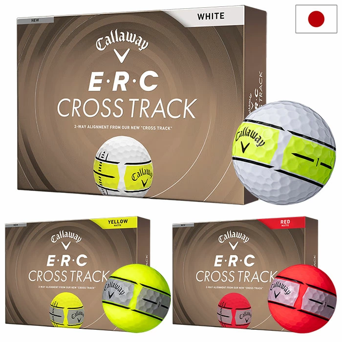 キャロウェイ E・R・C CROSS TRACK ボール ゴルフボール 1ダース 12球入 Callaway ゴルフ 2026年モデル ゴルフボール 日本正規品