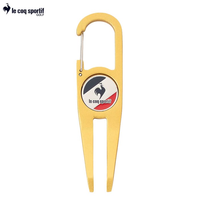 ルコックスポルティフ カラビナ型グリーンフォーク マーカーセットタイプ LG5SAZ63M ゴルフ le coq sportif golf 2026年モデル 日本正規品