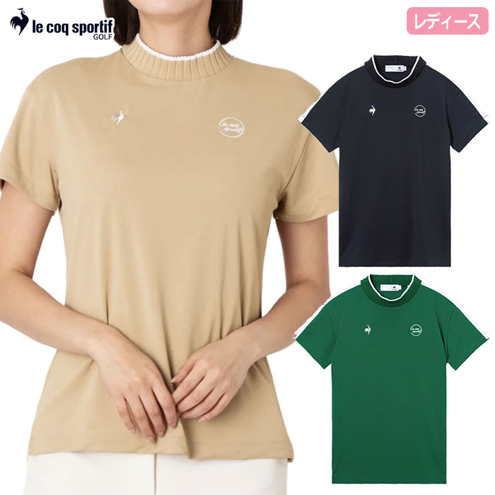 ルコックスポルティフ DAILY ベーシック半袖シャツ LG6SHS50L 半袖 レディース ゴルフウェア ゴルフ le coq sportif golf 2026春夏モデル 日本正規品